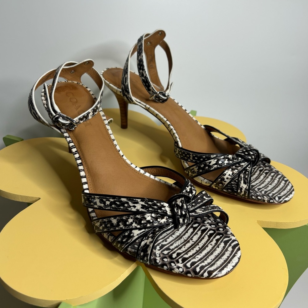 🐍COACH - Meg Heel in Snakeskin
